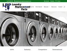 Tablet Screenshot of laundryreplacementparts.com